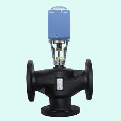 西門子電動三通調節閥